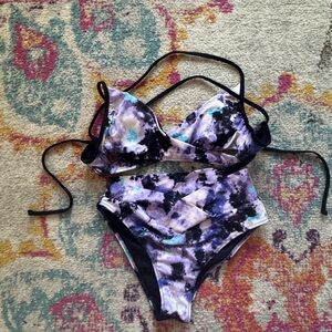 Tie-Dye Bikini Set- Pink Victoria Secret